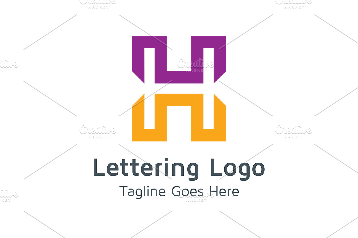 20 Logo Lettering H Template Bundle in Logo Templates - product preview 8