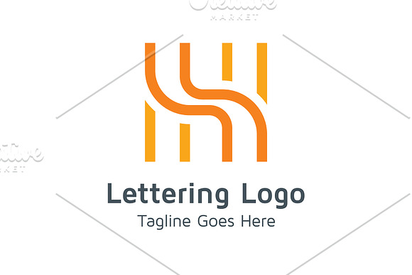 20 Logo Lettering H Template Bundle in Logo Templates - product preview 1