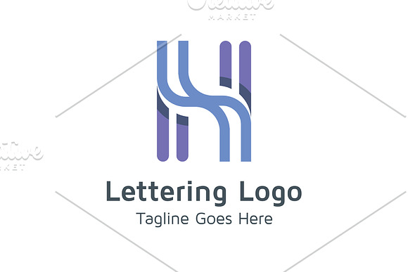 20 Logo Lettering H Template Bundle in Logo Templates - product preview 15