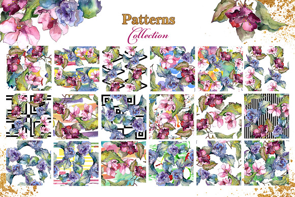 Gardenia Watercolor png in Illustrations - product preview 6