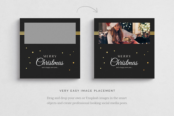Christmas Social Media Pack in Social Media Templates - product preview 4