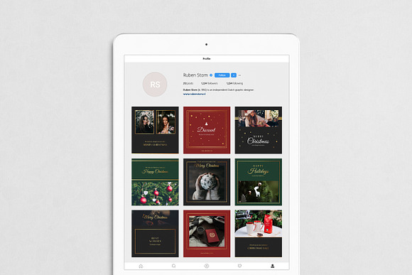 Christmas Social Media Pack in Social Media Templates - product preview 7