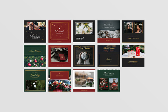 Christmas Social Media Pack in Social Media Templates - product preview 8