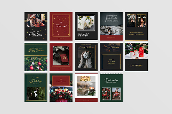Christmas Social Media Pack in Social Media Templates - product preview 9