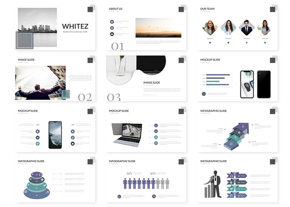 Whitez - Keynote Template in Keynote Templates - product preview 2