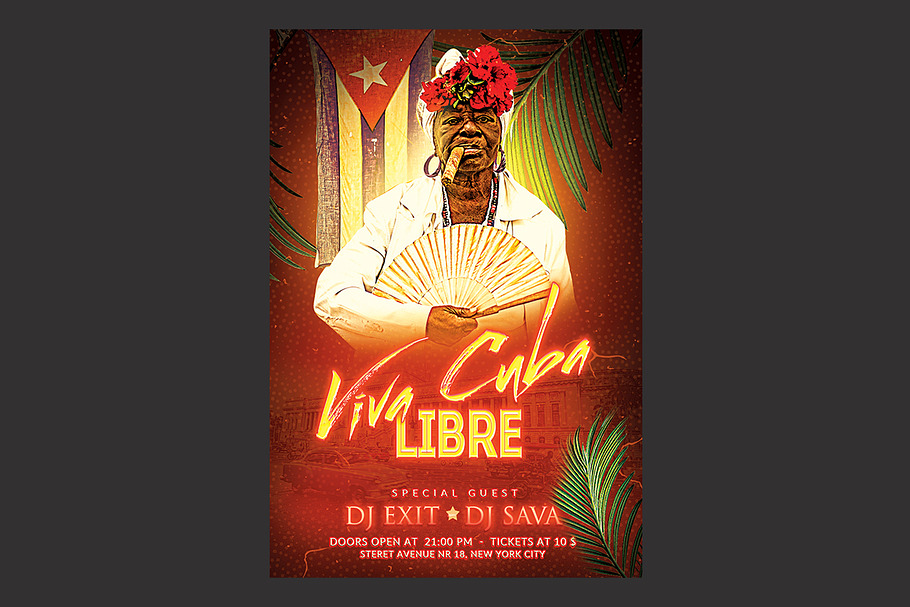 Viva Cuba Libre Flyer 