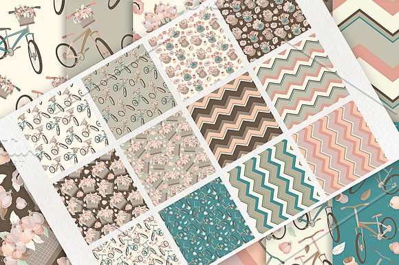 Bicycles 07 - Seamless Patterns in Patterns - product preview 1