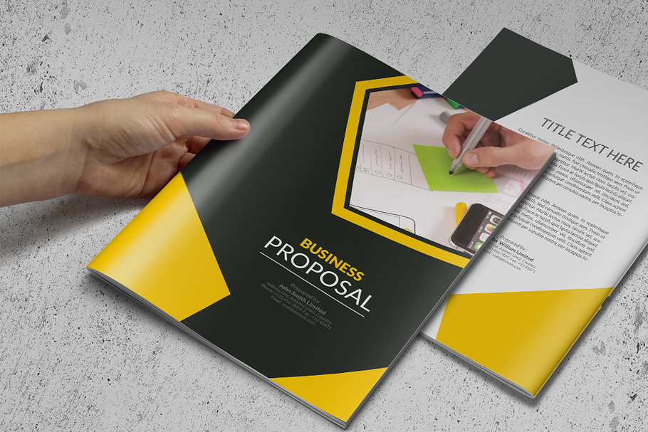 Business Proposal or Brochure in Brochure Templates - product preview 8