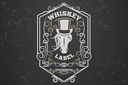 Whiskey lable
