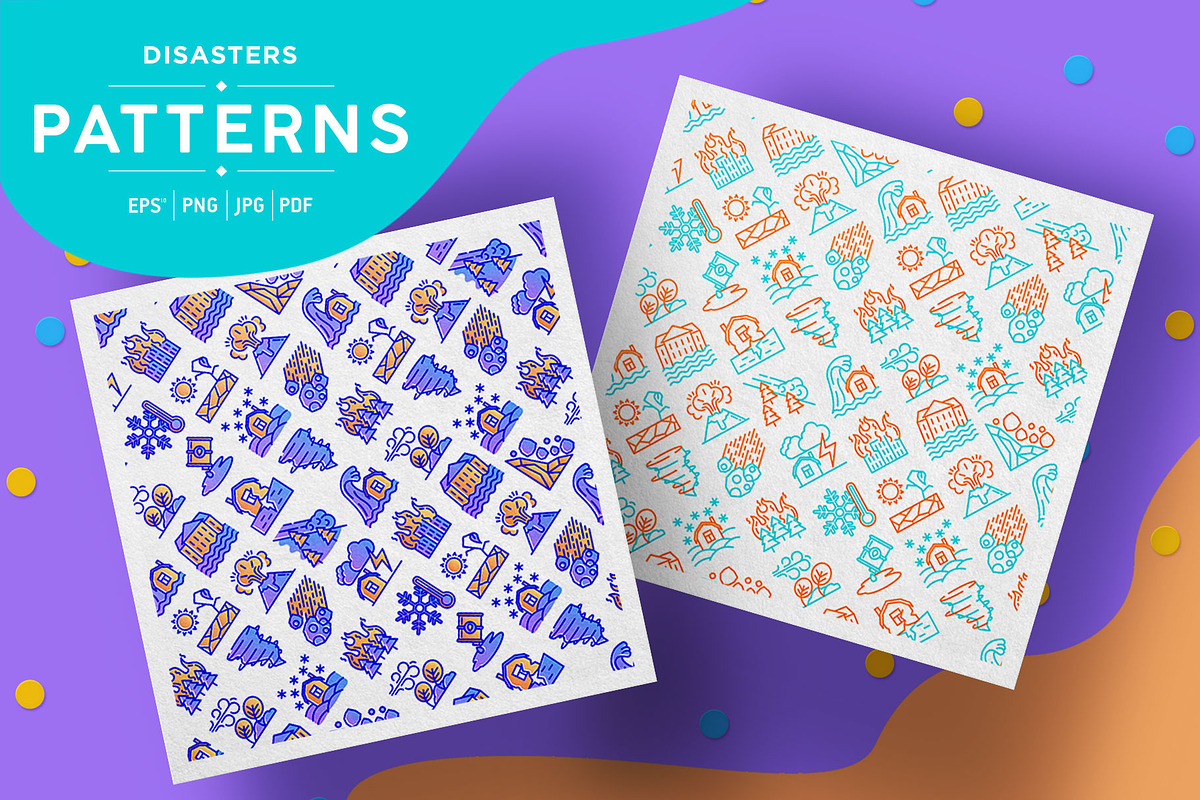 Disasters Patterns Collection in Patterns - product preview 8
