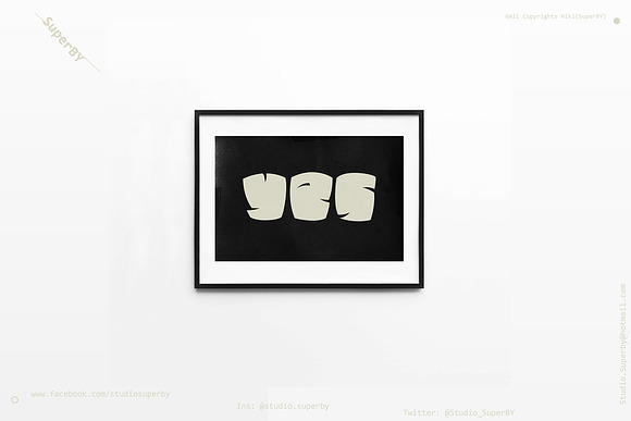 Printable Logo/Prints/Graphics-"YES" in Illustrations - product preview 1