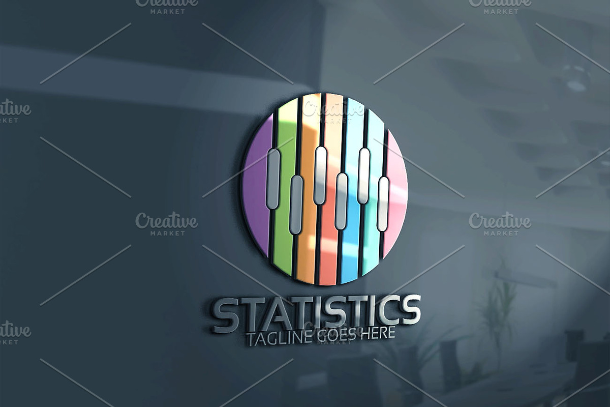 Statistics Logo in Logo Templates - product preview 8