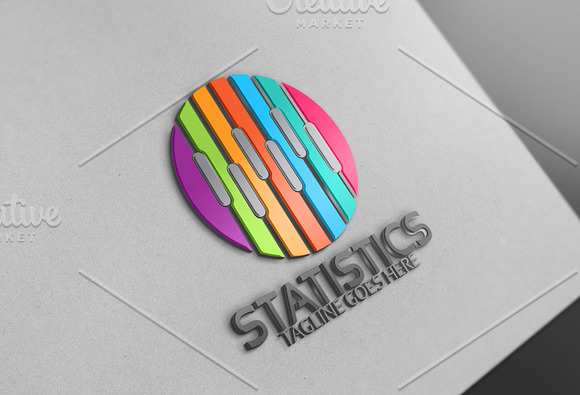 Statistics Logo in Logo Templates - product preview 1