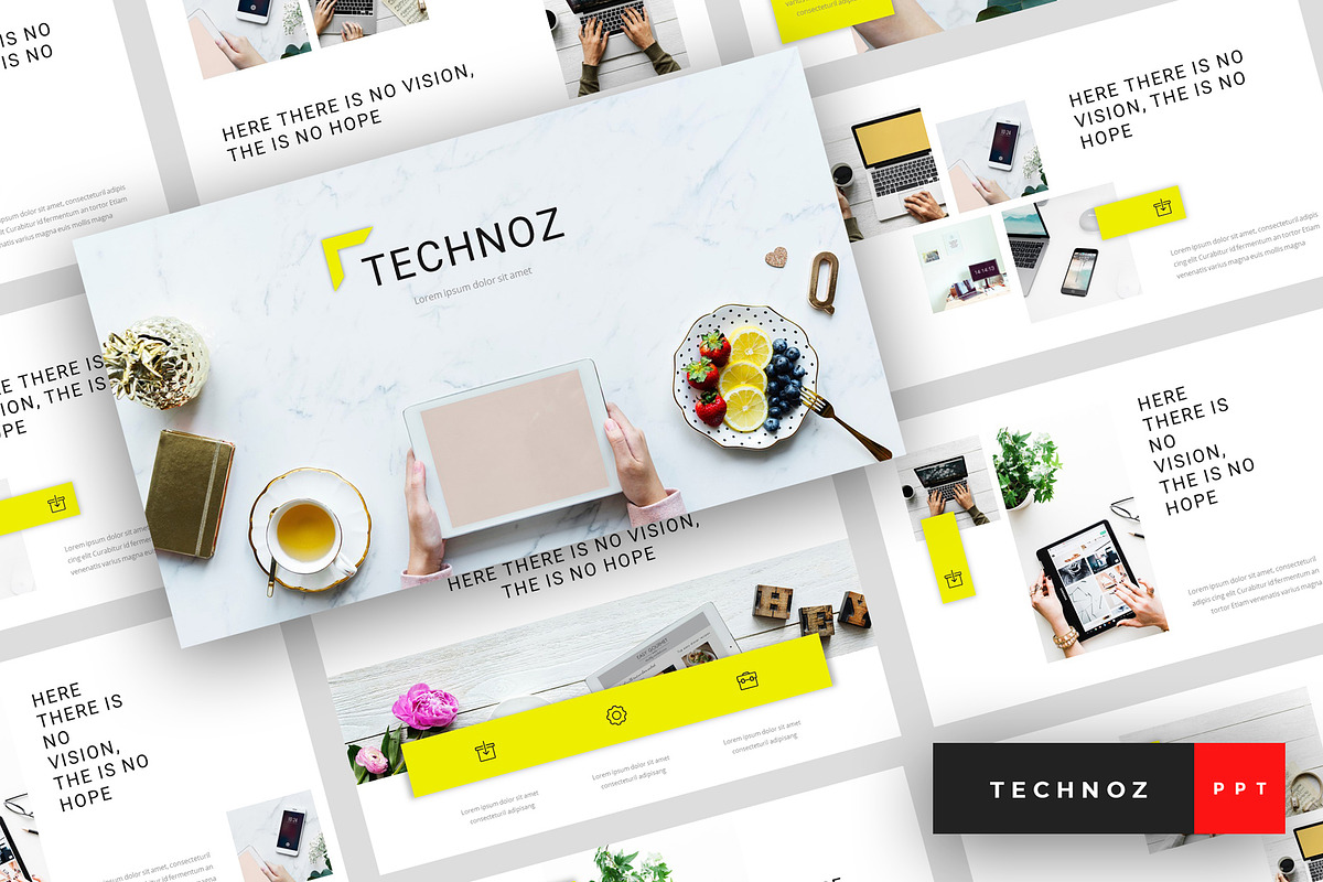 Technoz - PowerPoint Template in PowerPoint Templates - product preview 8