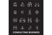 Consulting business editable line
