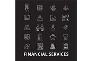 Financial services editable line