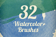 Watercolor Strokes Brush Pack