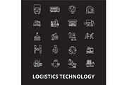 Logistics technology editable line
