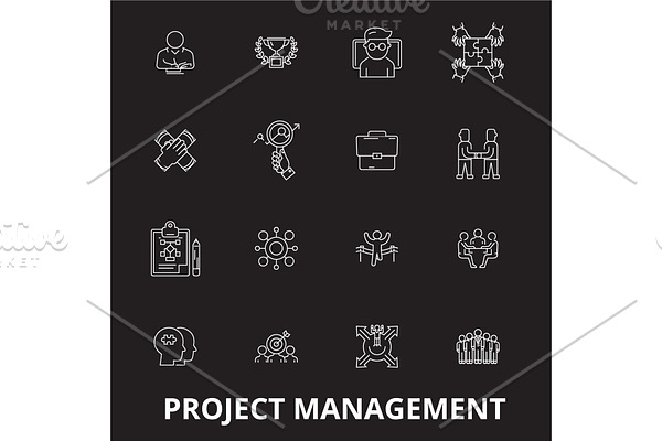 Project management editable line