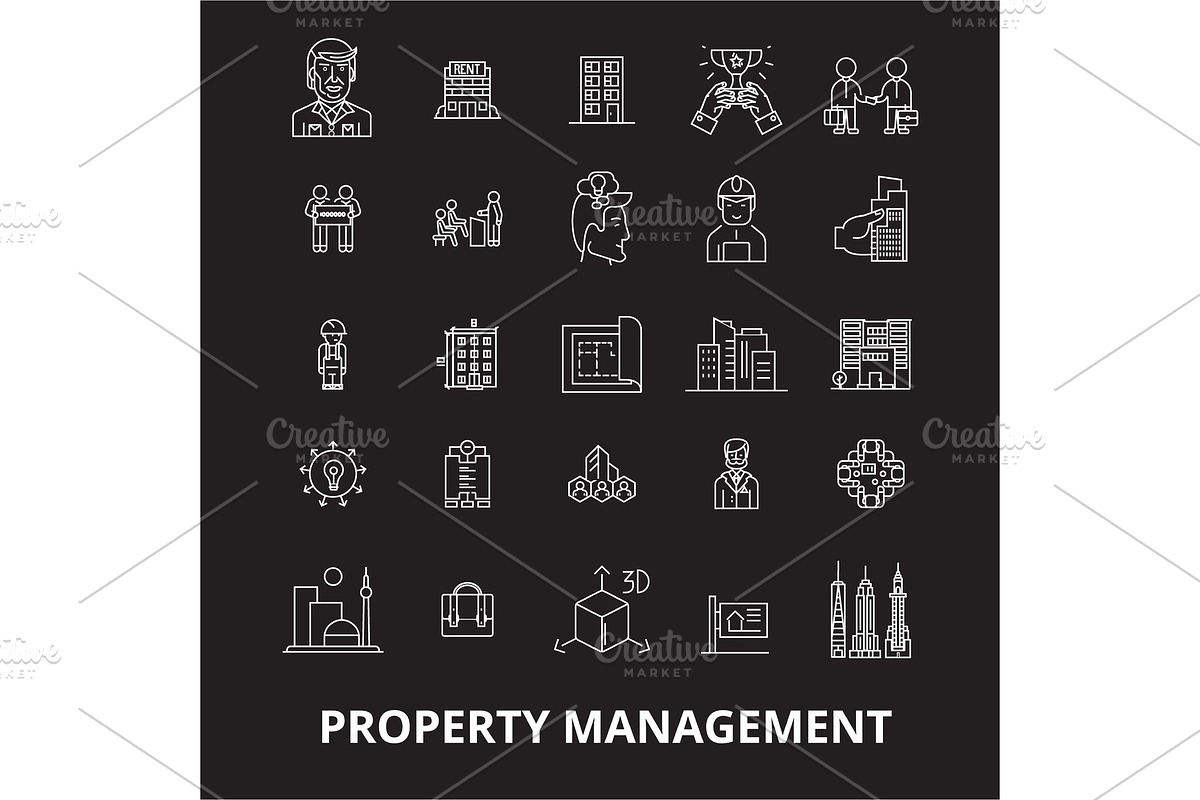 Property management editable line in Illustrations - product preview 8
