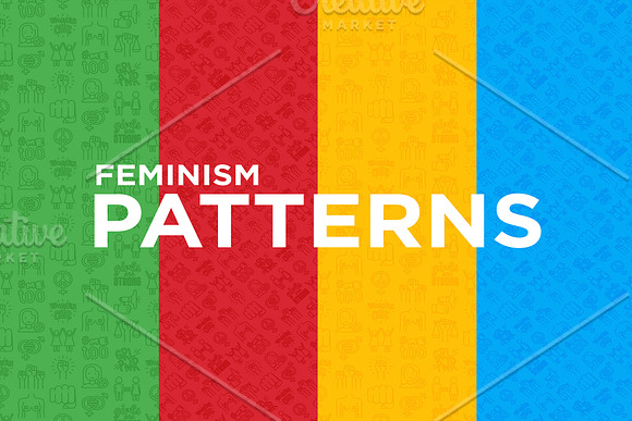Feminism Patterns Collection in Patterns - product preview 5
