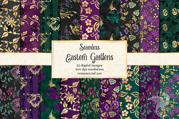 Eastern Gardens Digital Paper