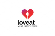Loveat Logo (Spoon + Love)