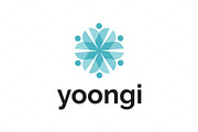 Yoongi Logo - Abstract Flower