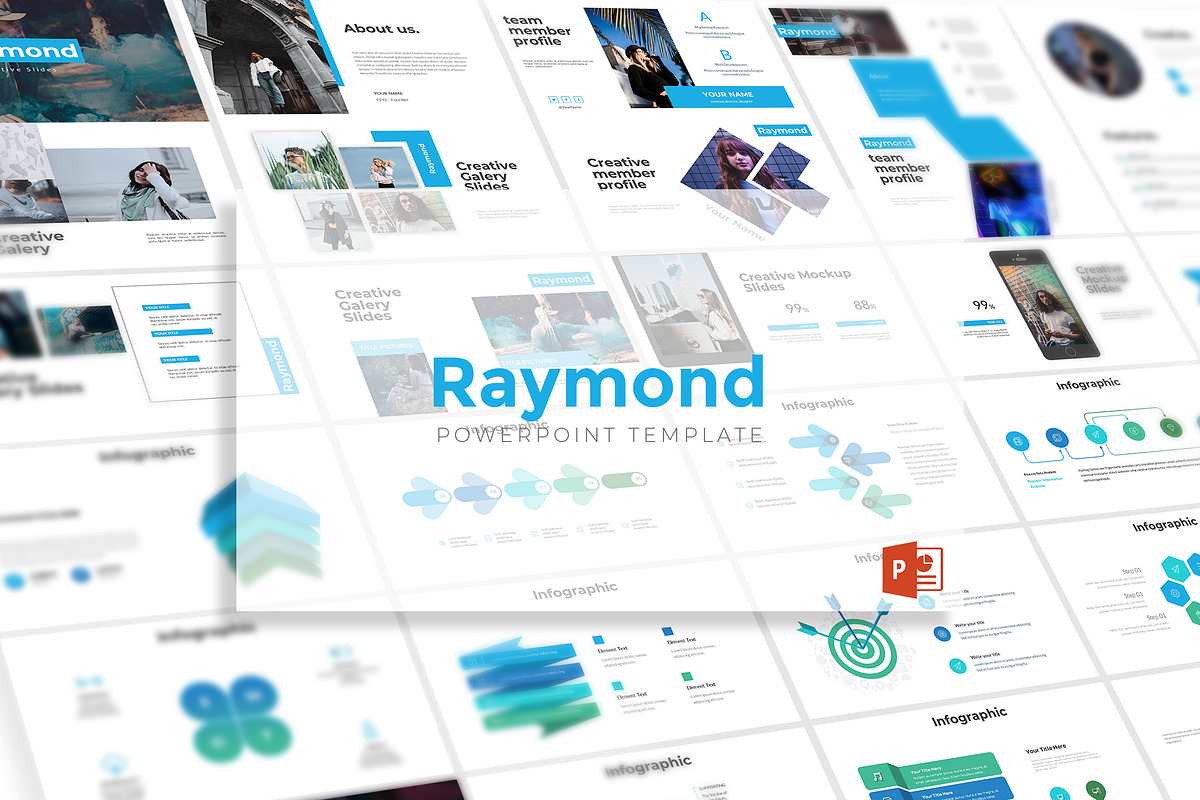 Raymond - Powerpoint Template in PowerPoint Templates - product preview 8