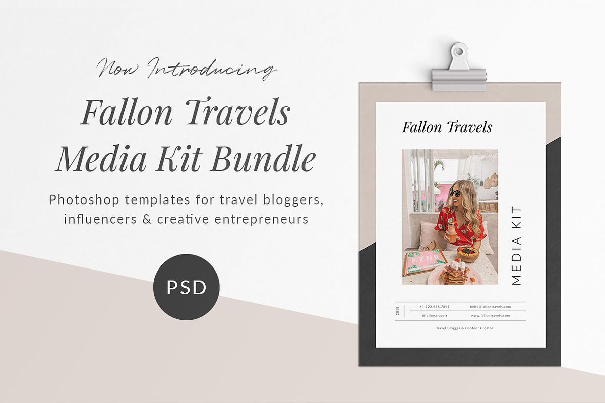 Blog Media Kit Template in Instagram Templates - product preview 8