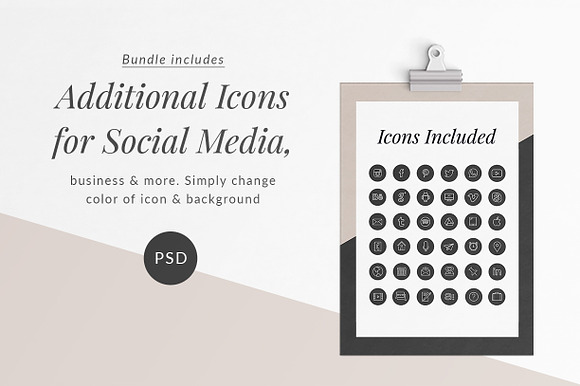 Blog Media Kit Template in Instagram Templates - product preview 3