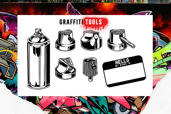 PROCREATE GRAFFITI BOMBING in Photoshop Brushes - product preview 1