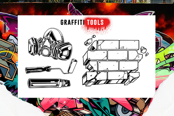 PROCREATE GRAFFITI BOMBING in Photoshop Brushes - product preview 2