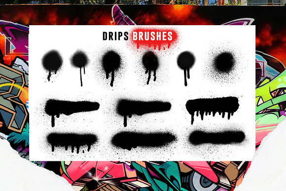 PROCREATE GRAFFITI BOMBING in Photoshop Brushes - product preview 4