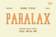 Paralax typeface