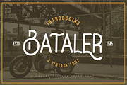 Bataler - Vintage Font