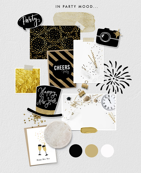 Cheers to the New Year set in Illustrations - product preview 1