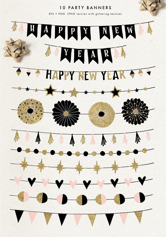 Cheers to the New Year set in Illustrations - product preview 5