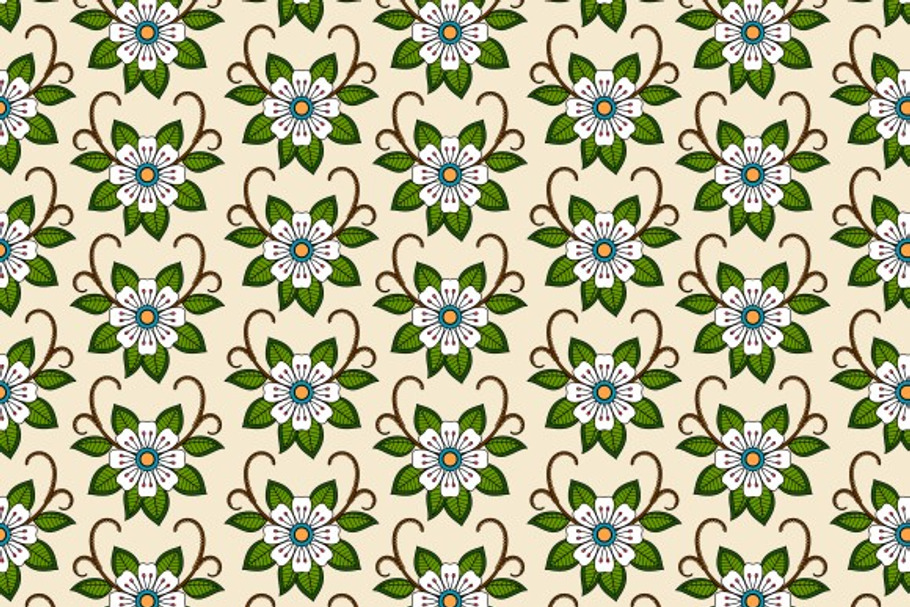 Vintage floral pattern in Patterns - product preview 8