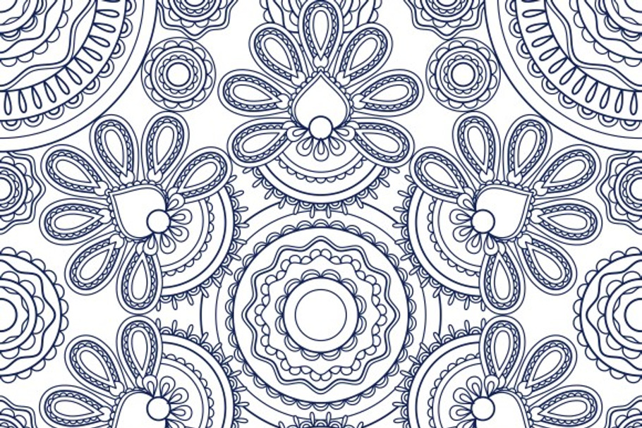 Vintage hand drawn background in Graphics - product preview 8