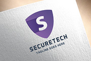 Letter S - Secure Tech Logo