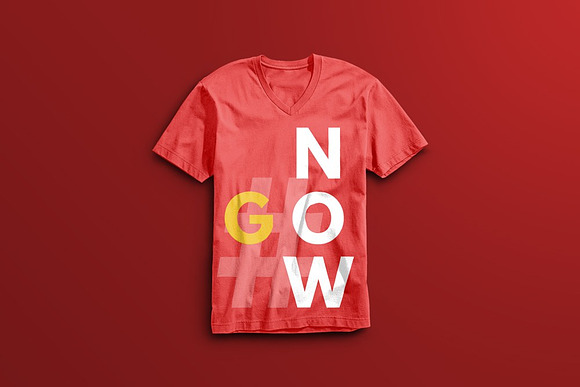 T-Shirt Logo Branding Mockup in Branding Mockups - product preview 4