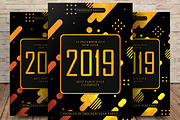 2019 Gold Flyer Template