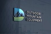 Outdoor Mountain | Letter D Logo
