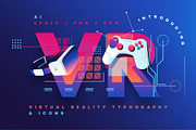 VR Icons and Typography