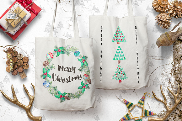 Christmas 100+ Design Kit in Illustrations - product preview 6