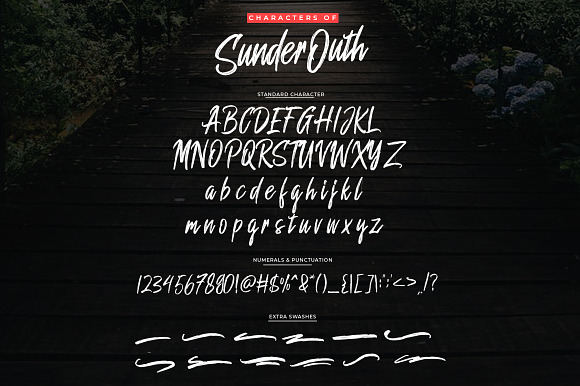 Sunder Outh Brush Font in Script Fonts - product preview 7