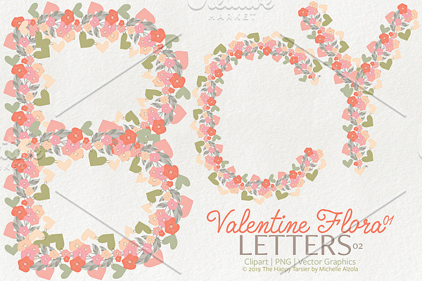 Valentine Flora 01 - Letters 02