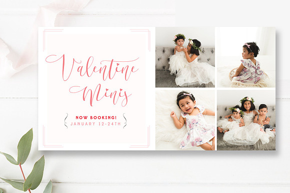 Valentine Minis Marketing Set in Flyer Templates - product preview 2