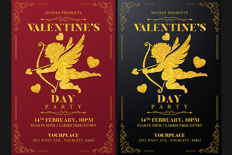 Valentines Day Invitation Flyer in Flyer Templates - product preview 8